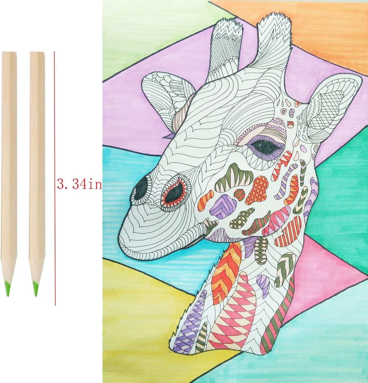 18pcs Mini Colour Pencils Junior Artist Coloured Pencils Kids Drawing Pencil