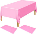 Table Cloth Cover Reusable & Washable Xmas Party 137cm x 274cm (54"x108") in Light Pink