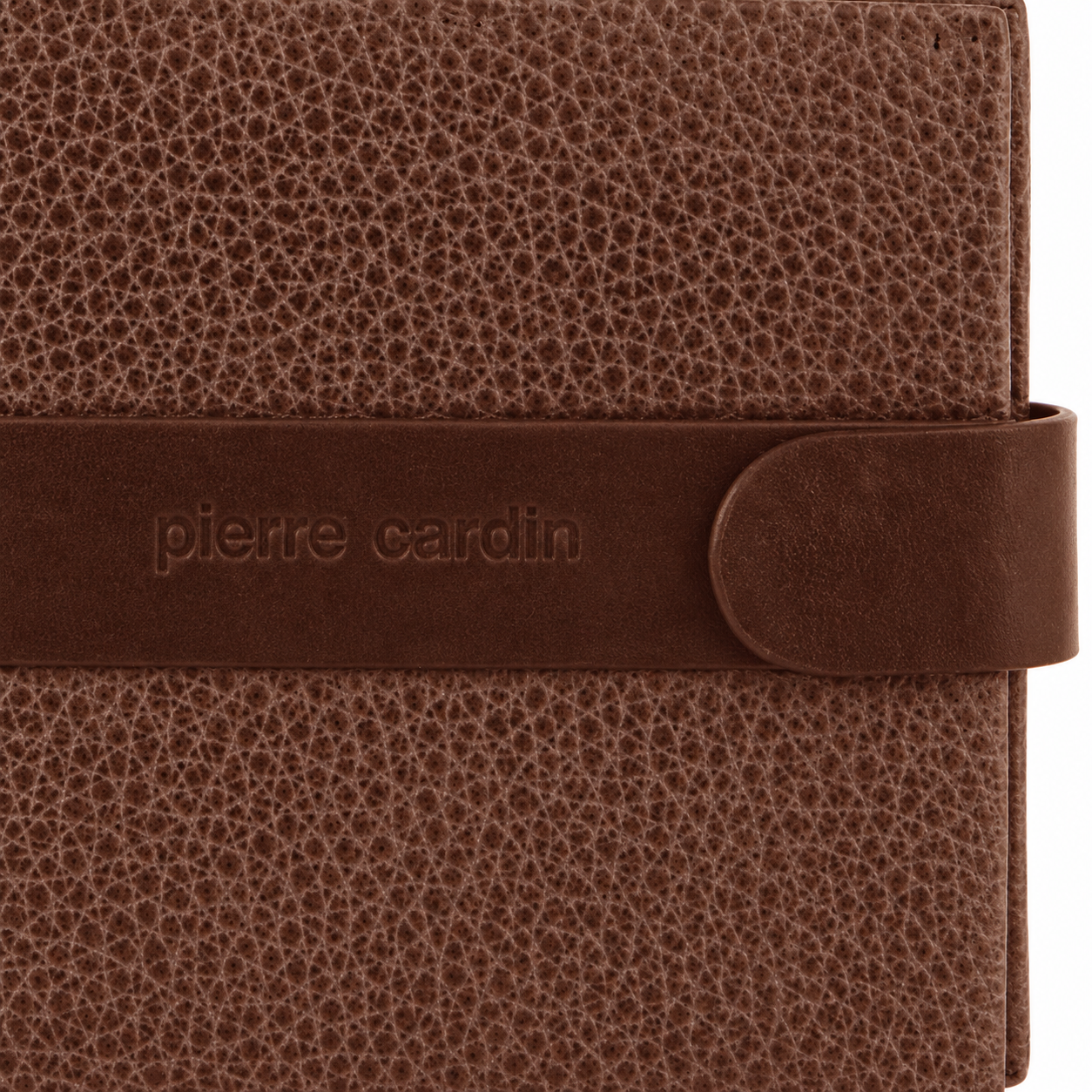 Pierre Cardin Mens RFID Leather Tab Wallet - Brown