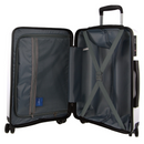 Pierre Cardin x Milleni 3-Piece Hardshell Super Light Luggage Bags Travel Suitcase - Burgundy/White
