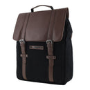 POLICE Messenger Backpack Bag with Laptop Computer Sleeve in Black
