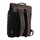 POLICE Messenger Backpack Bag with Laptop Computer Sleeve in Black