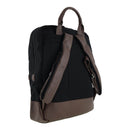 POLICE Wings Mens Canvas Backpack Bag with Laptop Computer Sleeve in Black