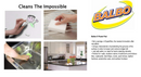 Pack of 2 BALBO Power Pad Cleaning Pad Eraser Magic Cleaning Tool Sponge