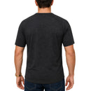 Mens Merino Wool Blend Thermal Top Short Sleeve Base Layer Warm - Black
