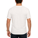 Mens Merino Wool Blend Thermal Top Short Sleeve Base Layer Warm - Natural