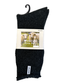 1 Pair Premium Mens Wool Heavy Duty Thick Work Socks Cushion Woolen - Black