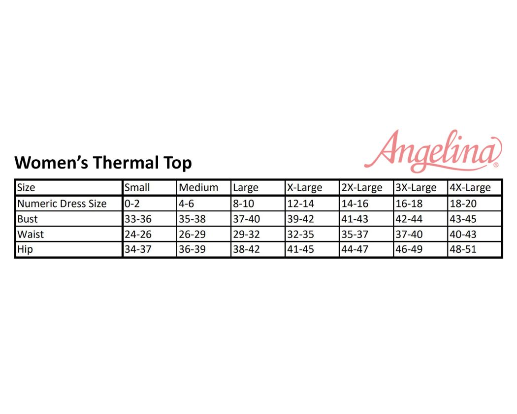 Womens Thermal Long Sleeve Top Fleece Lined Brushed Baselayer Winter - Black