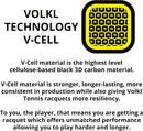VOLKL V-CELL 10 (320g) Tennis Racquet - Unstrung