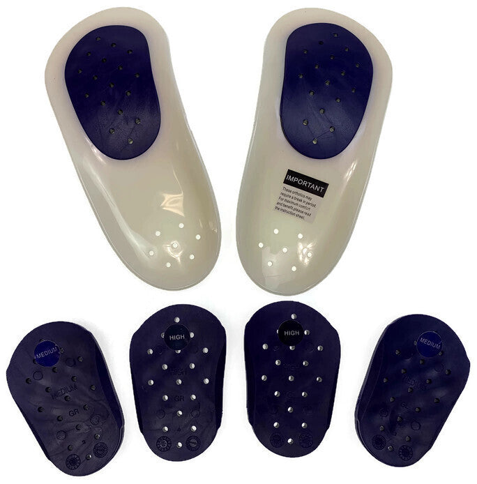 WALKFIT ORTHOTICS Insoles Walk Fit Foot Feet Support BLUE - C (Womens 6-6.5, Mens 5-5.5)