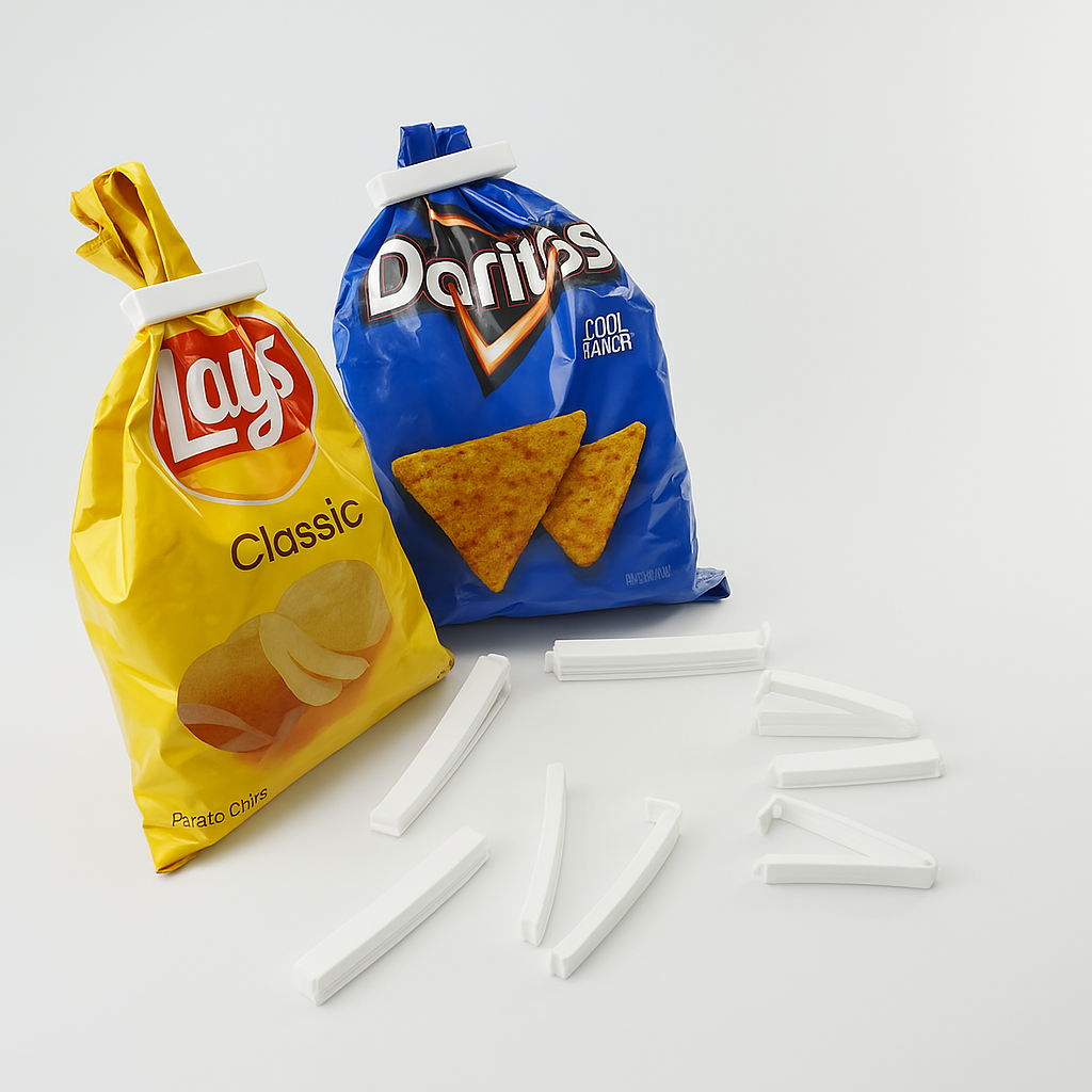 Pack of 24 WILTSHIRE BAG CLIPS Food Storage Sealing Sealer Snack Clamp Peg