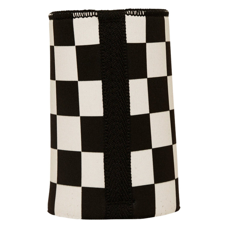 Large Checkerboard Stubby Cooler - Standard