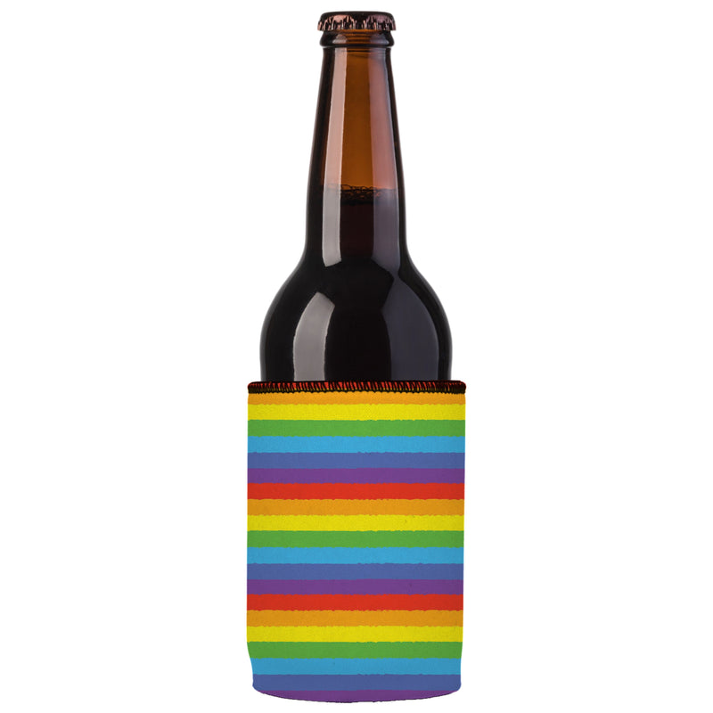 LGBTQ+ Pride Flag Stubby Cooler - Standard