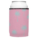 Palm Trees Aqua Pink Stubby Cooler 2-Pack - Standard