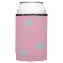 Palm Trees Aqua Pink Stubby Cooler - Standard