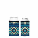 Blue Navajo Rug Stubby Cooler 2-Pack - Standard