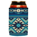 Blue Navajo Rug Stubby Cooler - Standard