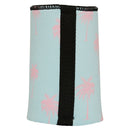 Palm Trees Pink Aqua Stubby Cooler - Standard