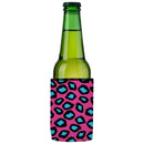 Pink Leopard Print Stubby Cooler - Standard