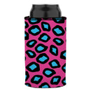 Pink Leopard Print Stubby Cooler - Standard