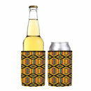 Ghana Kente Pattern Stubby Cooler 2-Pack - Standard