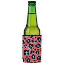 Coral Leopard Print Stubby Cooler 2-Pack - Standard