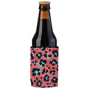 Coral Leopard Print Stubby Cooler 2-Pack - Standard