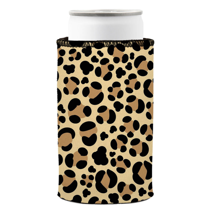 Leopard Print Stubby Cooler 2-Pack - Standard
