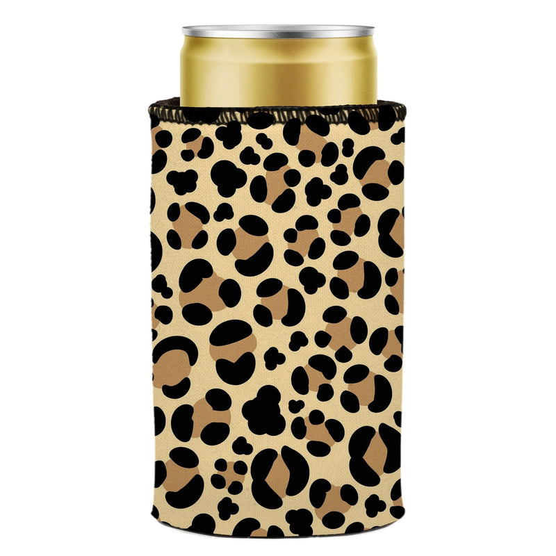 Leopard Print Stubby Cooler 2-Pack - Standard