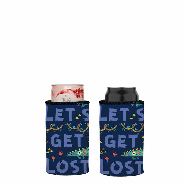 Lets Get Lost in the Wild Stubby Cooler 2-Pack - Standard