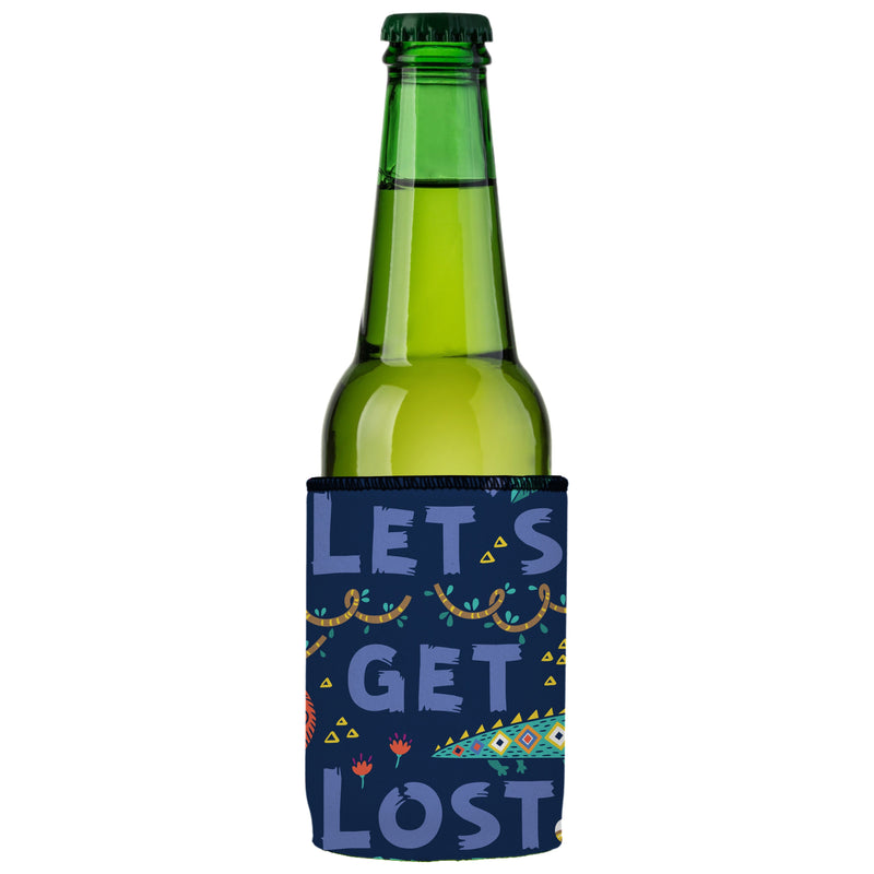 Lets Get Lost in the Wild Stubby Cooler - Standard