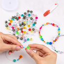 18 Colors 6mm Flat Round Disc Beads 3900pcs Polymer Soft Clay Beads For DIY Jewelry Making