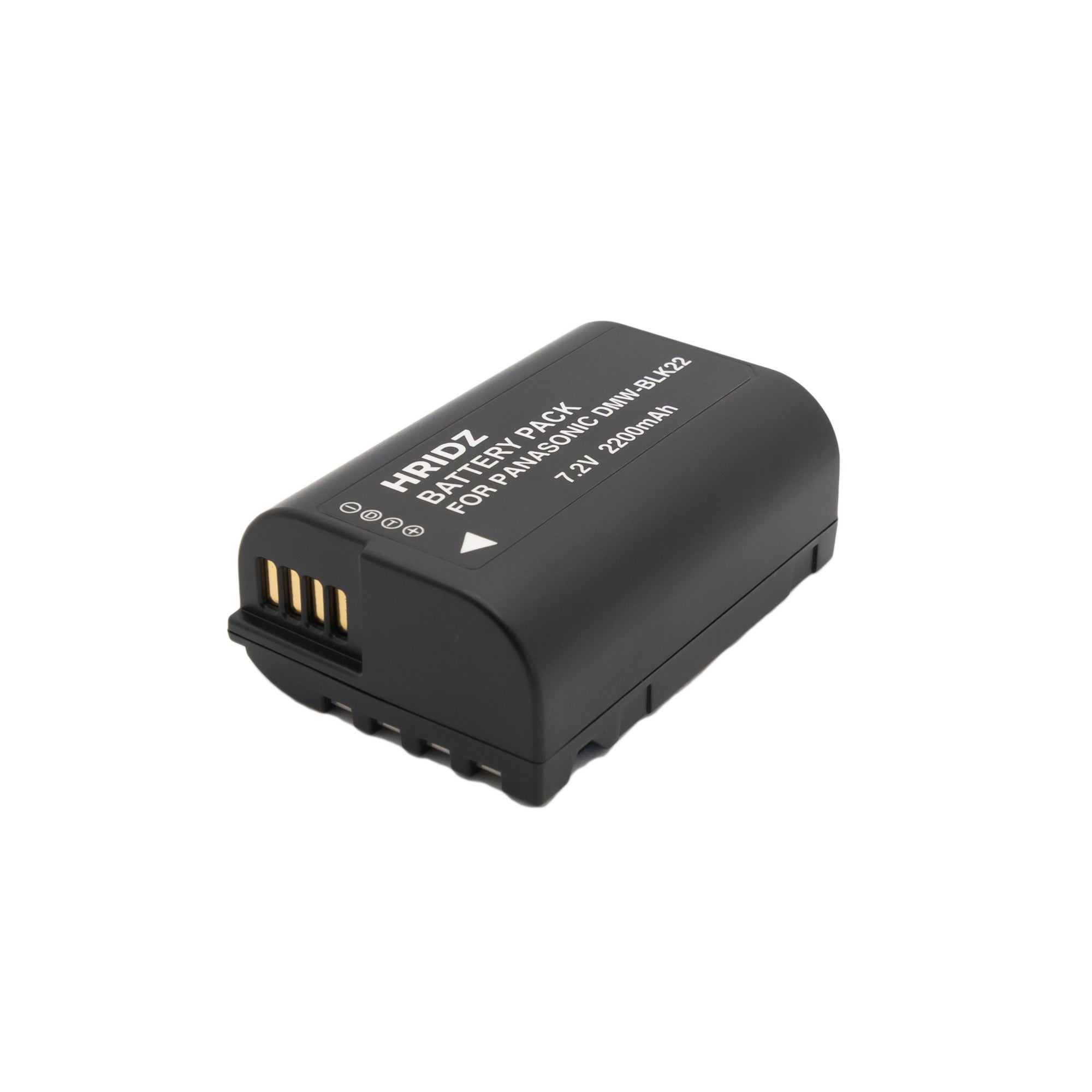 Hridz BLK22 2pcs Battery for Panasonic DMW-BLK22 LUMIX DSLR - 2-batteries only