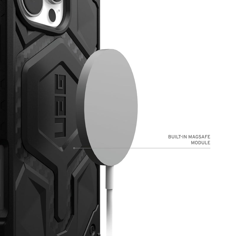 UAG Monarch Pro Back Case for iPhone 16 Pro - Carbon Fiber