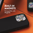 EFM Monaco E-leather Wallet Case Armour With D3O Plus Suits Iphone 15 Pro (6.1") - Black/Space Grey