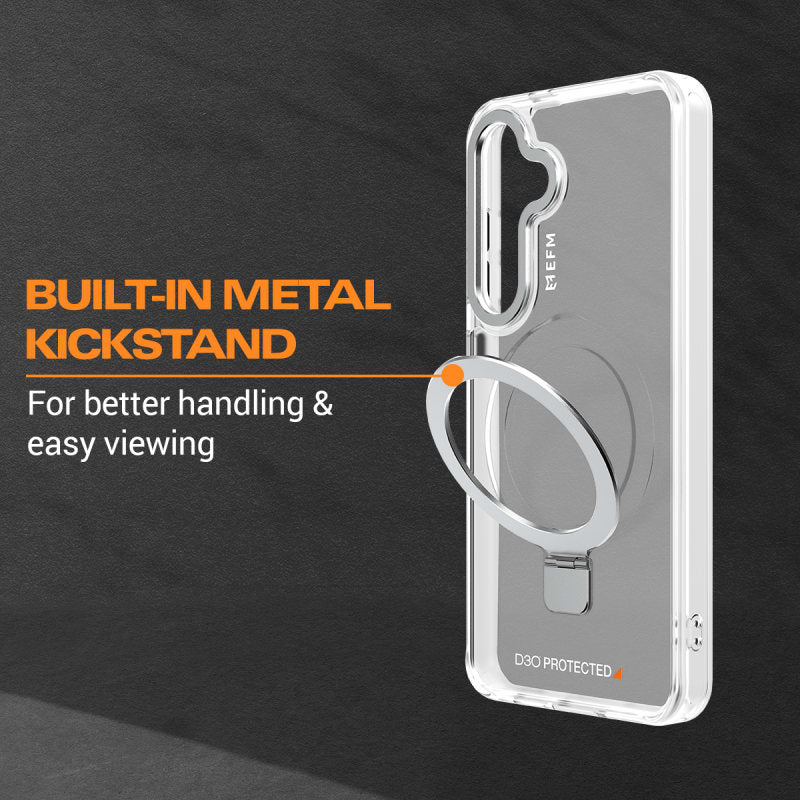 EFM Alta D3O BIO Case Armour Samsung Galaxy S24+ Clear