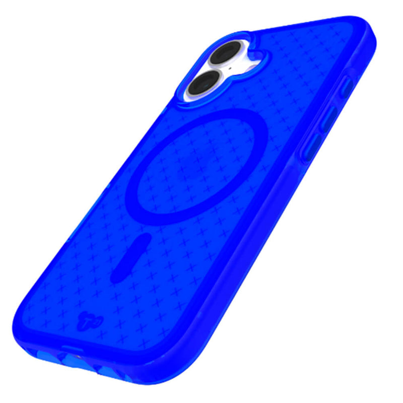 Tech21 EvoDusk MagSafe Back Case for iPhone 16 - Cobalt Blue