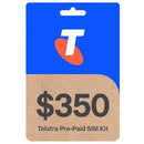 Telstra $350 Pre-Paid Sim Card - Starter Kit 12 Month Sim Card