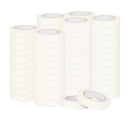 72 x White Masking Tape Rolls – 24mm x 50m Painters Adhesive Tape for Painting