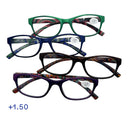 Bulk 24 Paisley Print Reading Glasses +1.5
