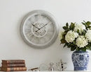 Bulk 5 Winfred Plastic Wall Clock 50cm White