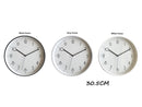 Bulk 10 Modern Round Wall Clock 30.5cm 3 Asst