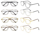 Bulk 24 Classic Metal Frame Reading Glasses +1.00