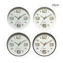 Bulk 12 Plastic Round Wall Clock 25cm 4 Asst