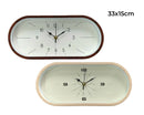 Bulk 12 Plastic Oval Wall Clock 2 Asst