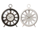 Bulk 10 Winfred Plastic Clock 16.9x22cm 2 Asst