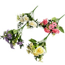 Artificial Platycodon Flower Bunch 30cm 4 Asst