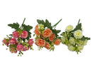 Bulk 24 Artificial Rose Bunch 31cm 3 Asst