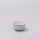 Tea Cup Ridged 150ml Speckled White