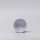 Tea Cup Ridged 150ml Speckled White